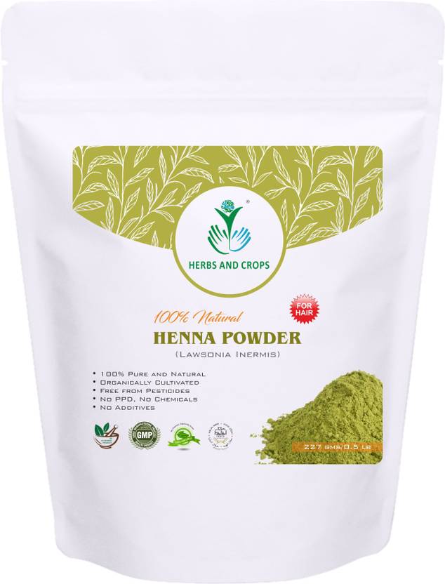 Herbs and Crops Natural Henna Powder Price in India, Buy Herbs and