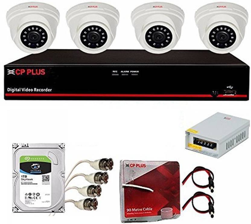 CP PLUS Full 2.4MP CCTV Combo Set Kit Security Camera Price in India
