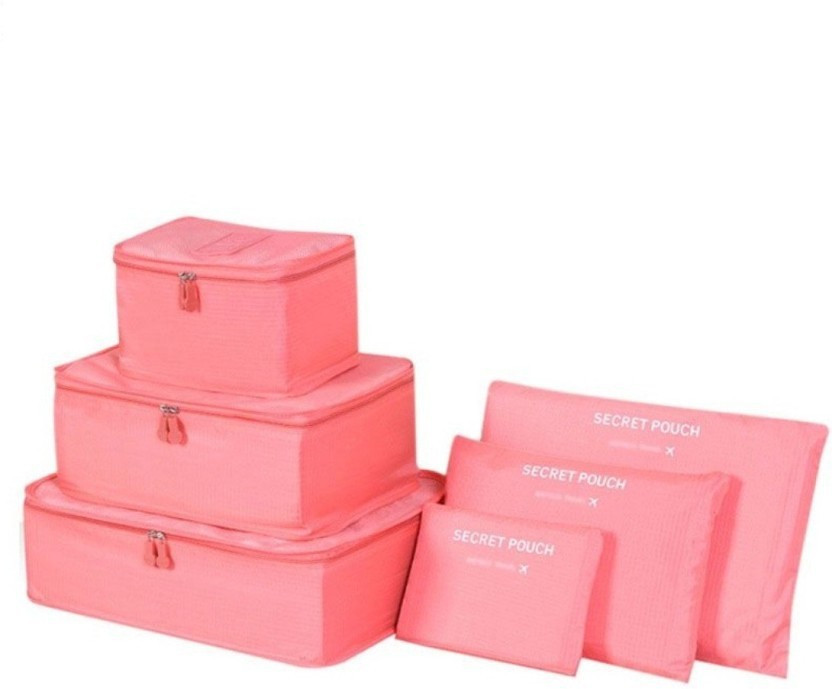Abelestore Shelf Organizers(Pink, Nylon)