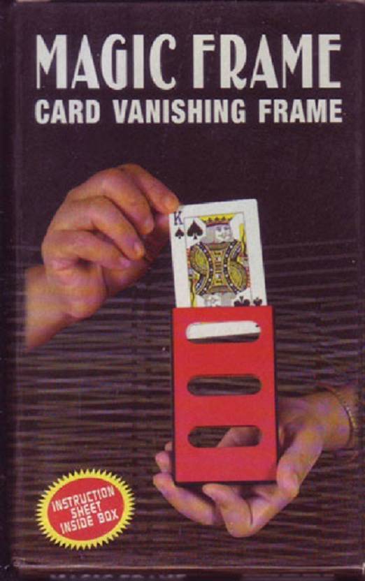 AMAZO K Magic Trick Card Vanishing Frame Disappearing Card for Illusion