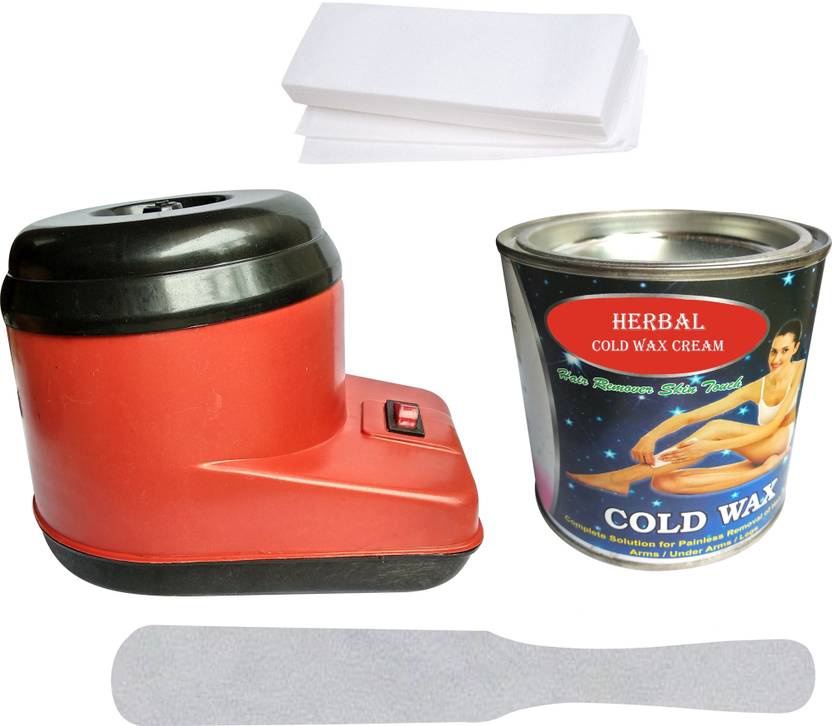 Hilex Good Quality Hair Removal Skin Touch Waxing Kit Combo Of Red