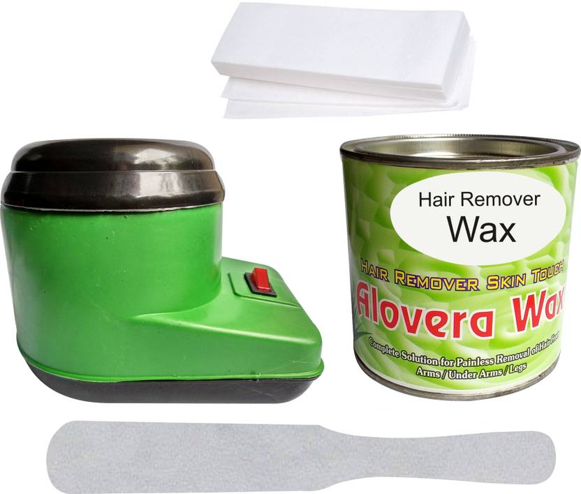 Hilex Good Quality Hair Removal Skin Touch Waxing Kit Combo Of