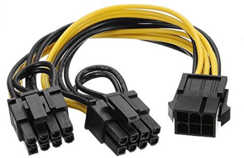 Twin Molex To 6 Pin Pcie Cable 88rb527 Cables Direct