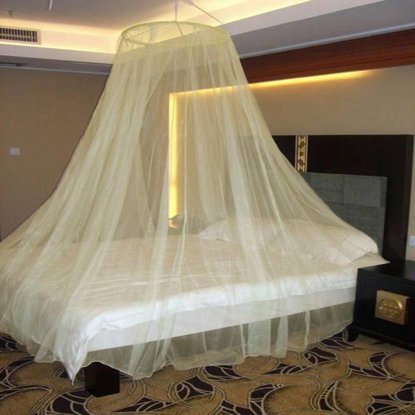 Neruti Enterprise Nylon Adults Double Bed Round Mosquito Net Price