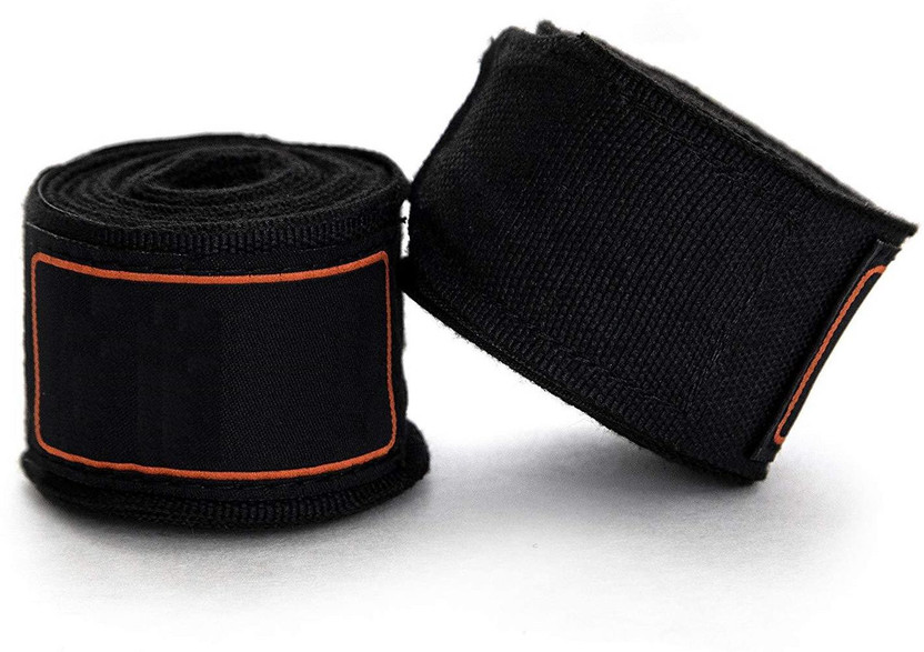 Mexican Elastic Cotton Boxing Wrist New BLACK 180/" MMA HAND WRAPS