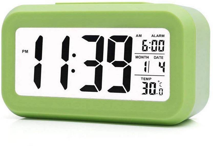 V2A Digital Green Clock Price in India Buy V2A Digital Green Clock online at