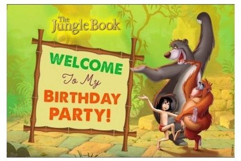 Theme My Party Jungle Party Welcome Banner For Birthday Price In