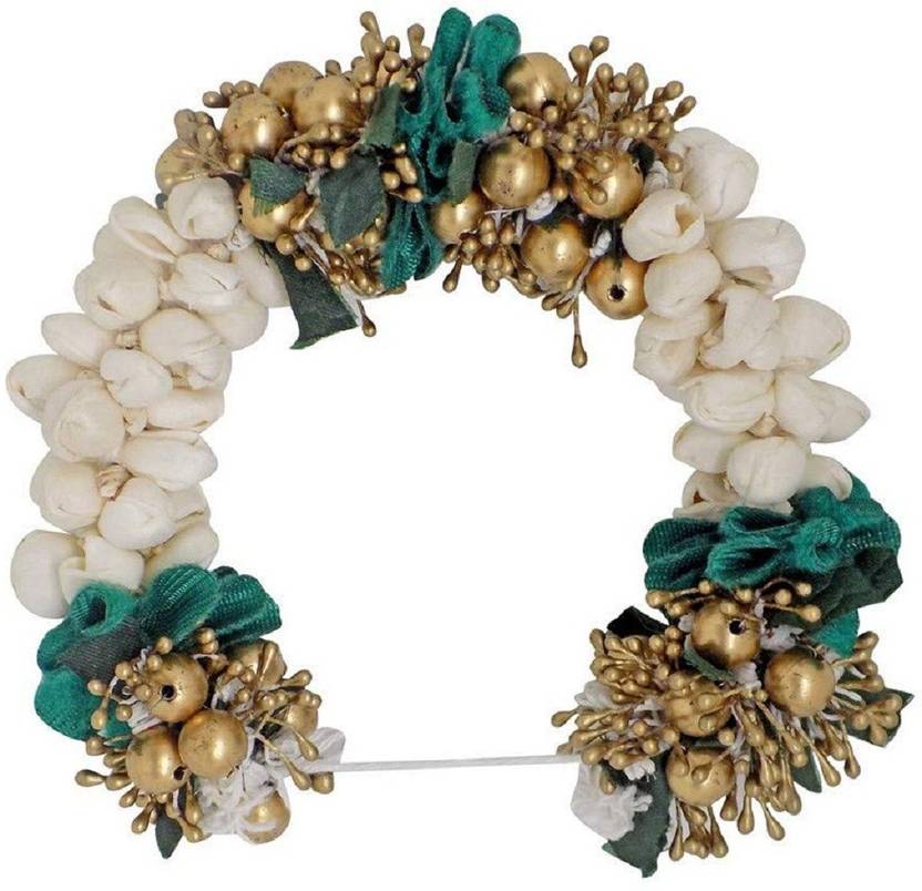 Raaya Hair Accessories Artificial Flower Hair Gajra For Bun