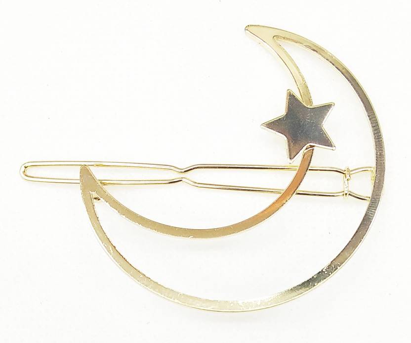 Fairytale Star Moon Metal Gold Hair Clip Hair Lock Pins For