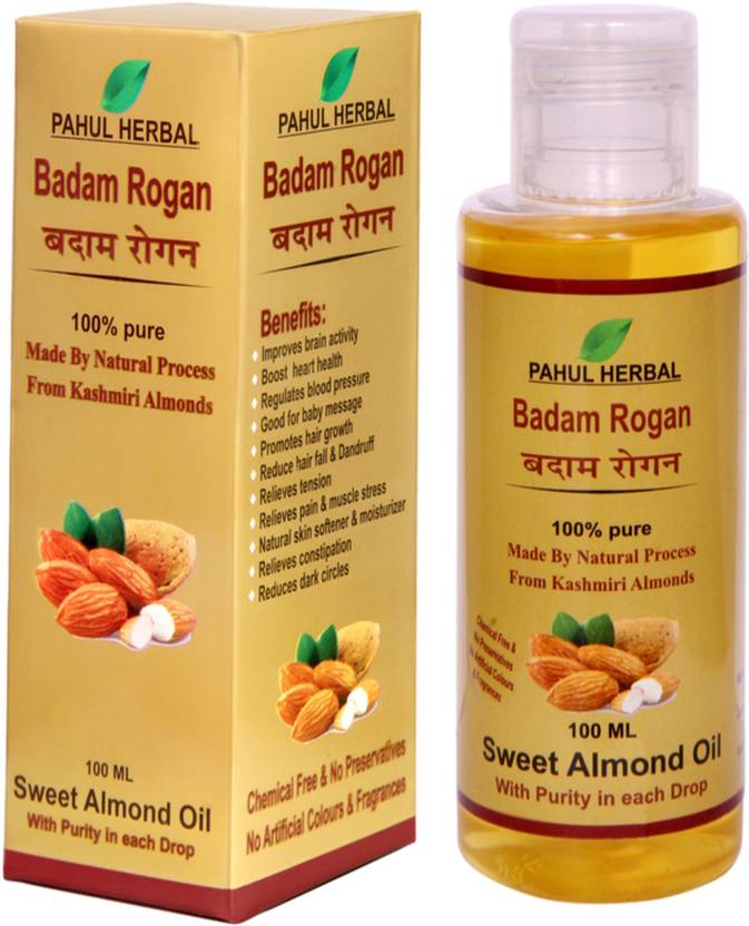 Pahul Herbal Badam Rogan Sweet Almond Oil 100ml Hair Oil Price