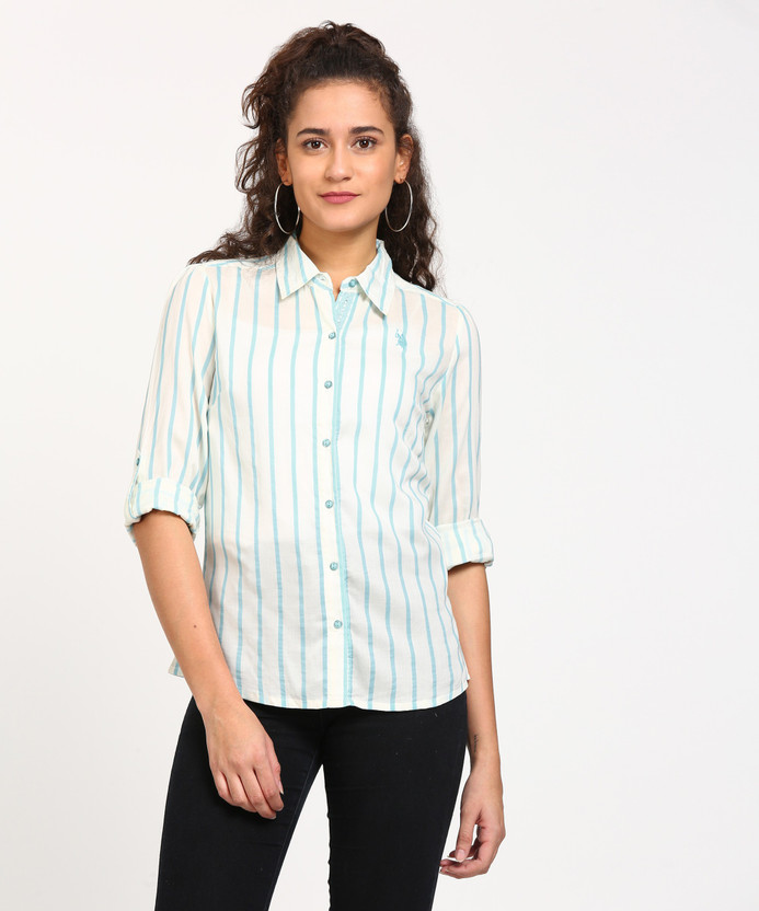 Polo formal shirts for women clearance