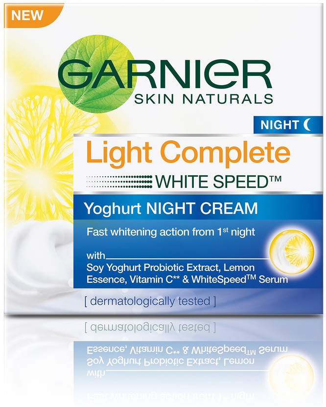 garnier yogurt night cream