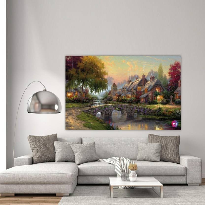 Chandras Beautiful Scenery Single Frame Panel Canvas Wall