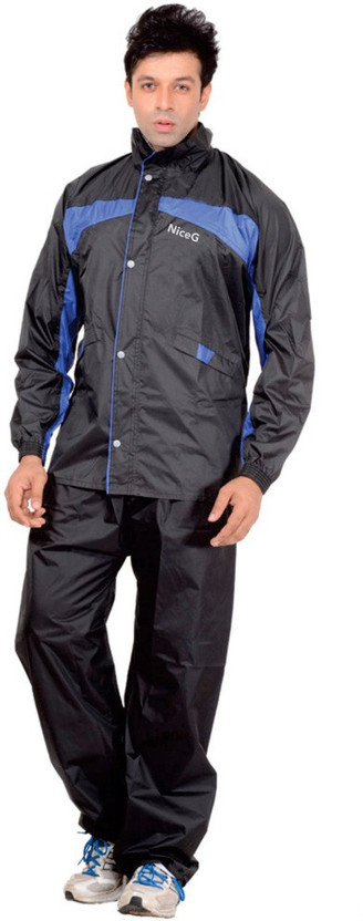 NiceG Self Design Men Raincoat - Buy 