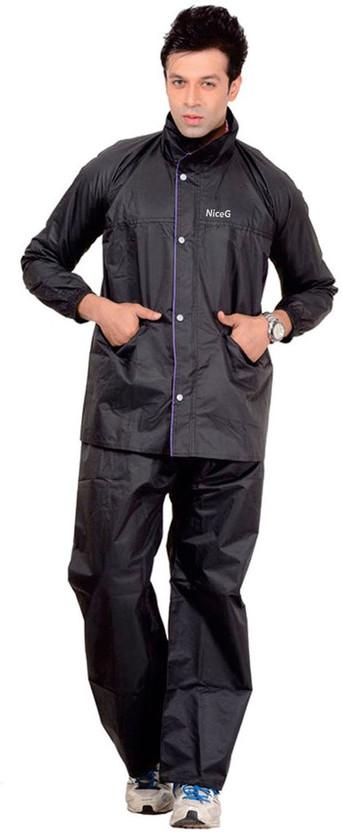 NiceG Solid Men Raincoat - Buy NiceG 