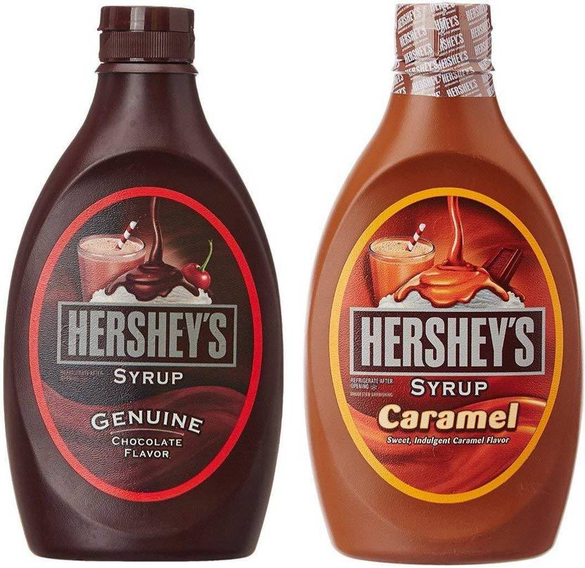 HERSHEY'S Chocolate Syrup & Caramel 623G (1 EACH UNITS ) Chocolate