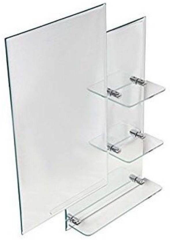 Raj Frameless Fancy Mirror Size 18 Inch 24 Decorative Raj Frameless Fancy Mirror Size 18
