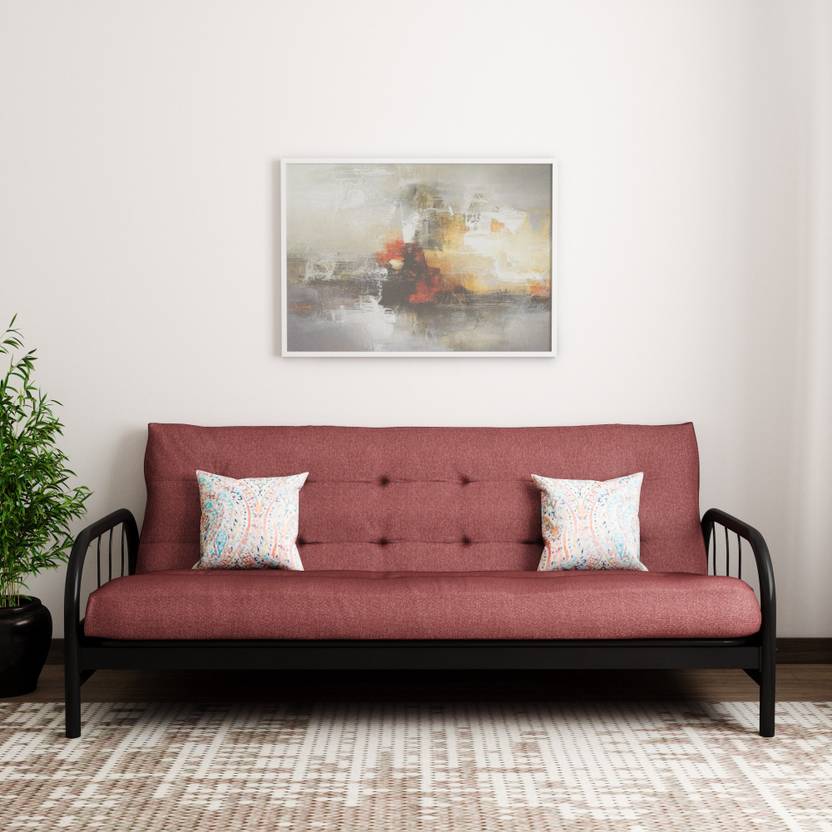 FurnitureKraft Beirut Single Metal Futon Price in India Buy FurnitureKraft Beirut Single Metal