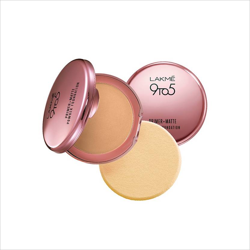 Lakmé 9 to 5 Primer Plus Matte Powder Foundation Compact Price in India, Buy Lakmé 9 to 5