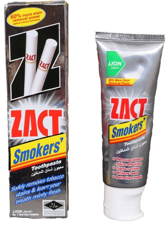 Zact Imported Stain Fighter Super Whitening AntiTobacco Stain Smokers