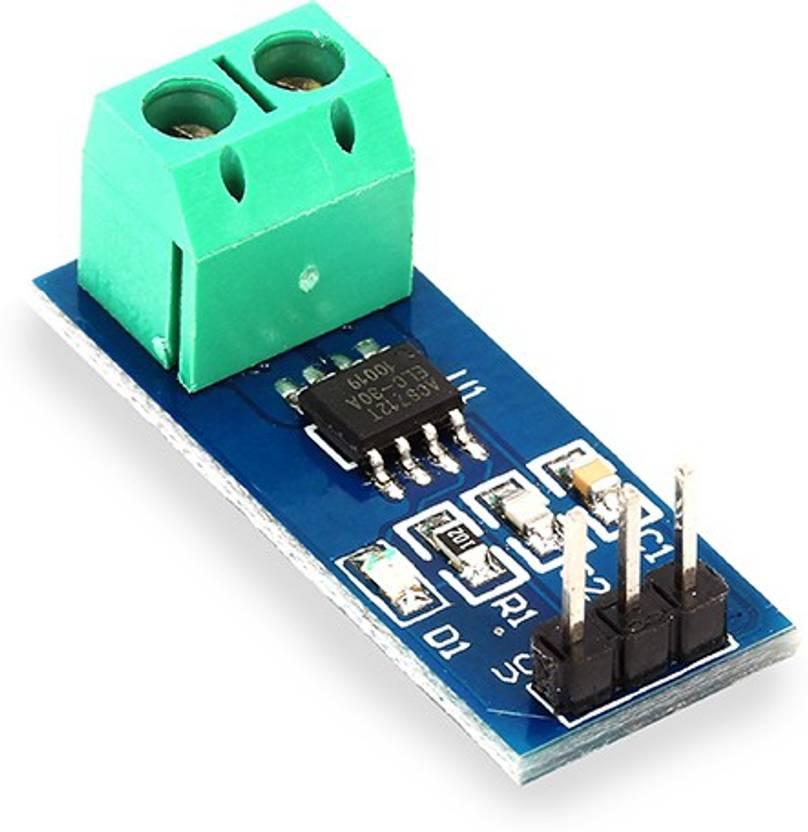 arduino AC / DC HALL EFFECT ANALOG CURRENT SENSING SENSOR ACS712 30A ...