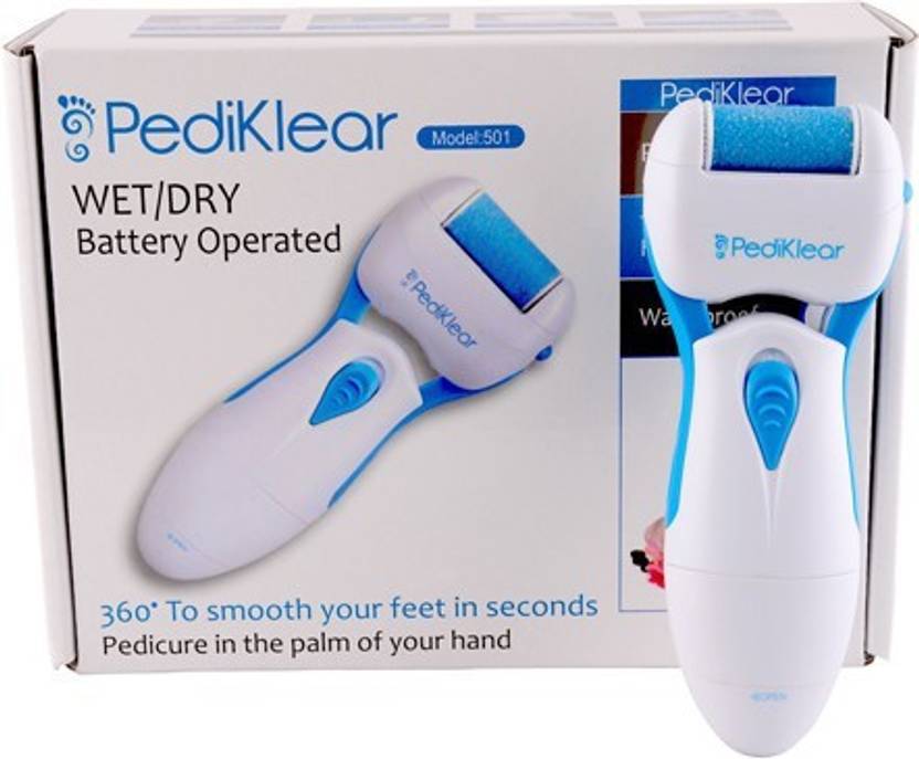 PediKlear Electronic Foot File Wet/Dry Battery Operated Price in