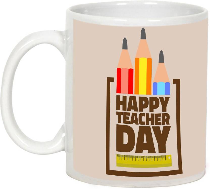 AllUPrints Creative Art Teacher Day White (Best Teacher's Gift) Ceramic ...