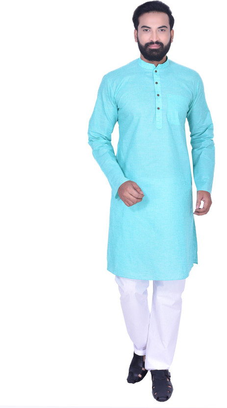 light blue pathani kurta