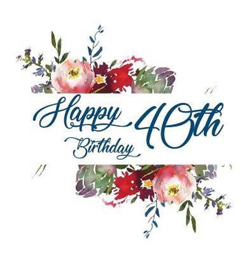 happy 40th birthday guest book buy happy 40th birthday guest book