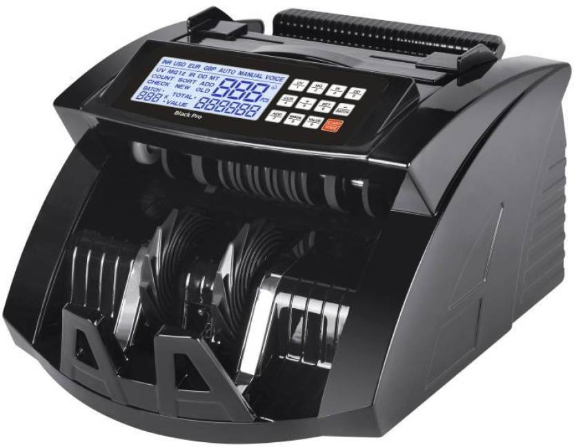 Drms Store Currency Counting Machine Led Display Black Pro