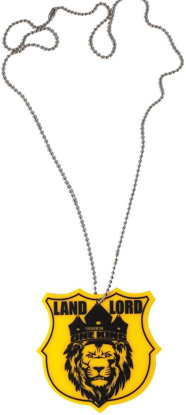 Fameus Double Sided Rear View Mirror Car Hanging Yellow Black