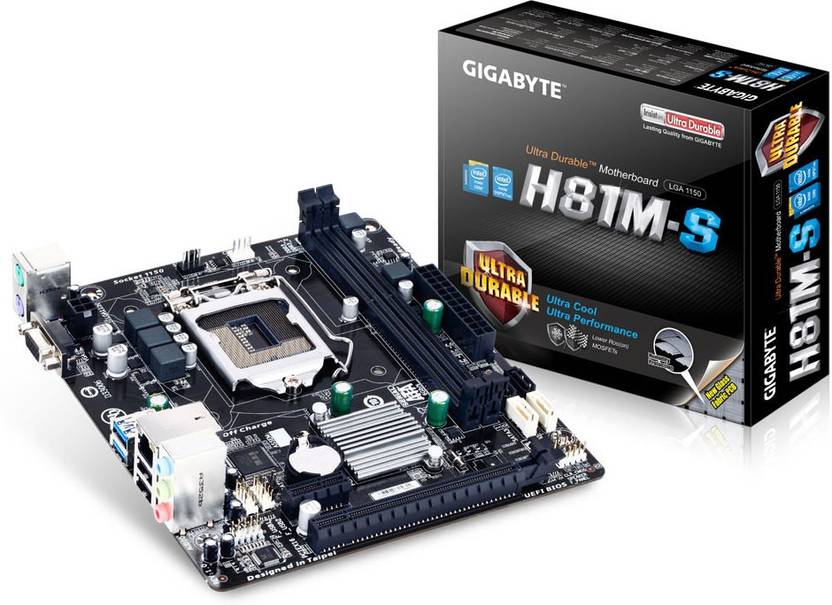 GIGABYTE H81 Motherboard core i5/4Th Generations Ram 4GB Combo