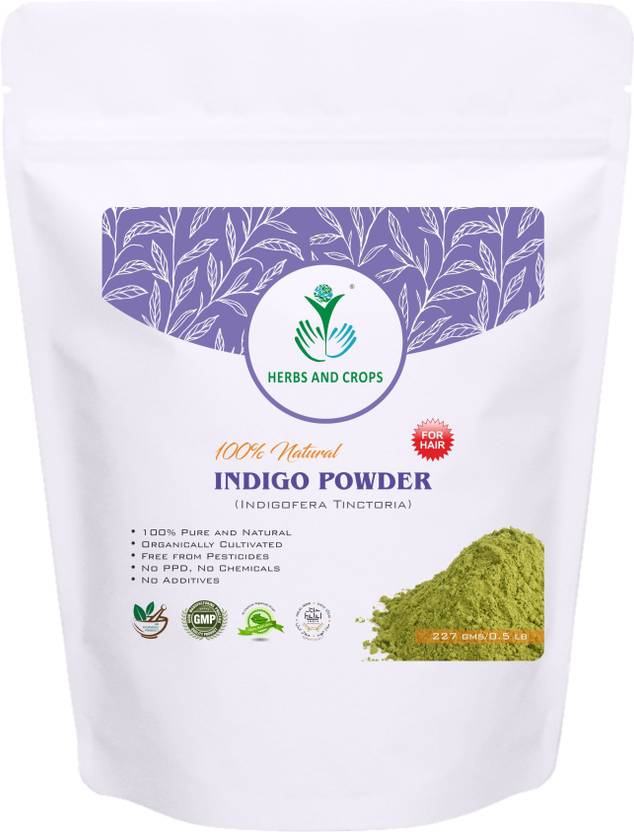 Herbs and Crops Natural Indigo Powder Price in India, Buy Herbs and Crops Natural Indigo