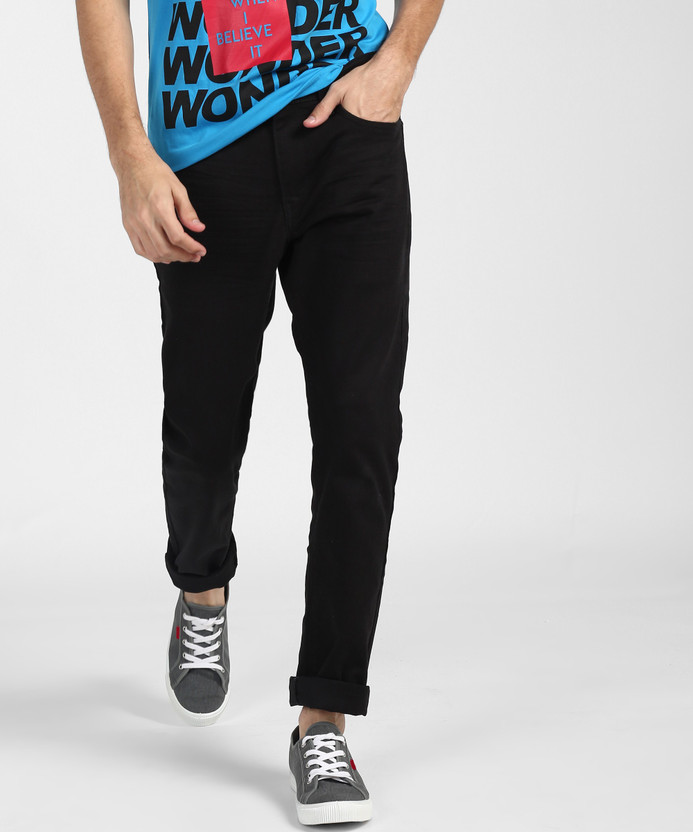 Skinny Men Black Jeans 