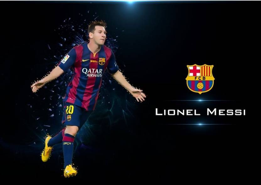 Lionel Messi Fc Barcelona Motivational Poster Inspirational
