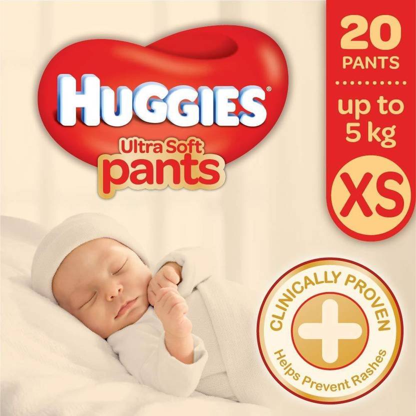 Huggies Ultra Soft XS Size Diaper Pants XS (20 Pieces) Diaper Bag