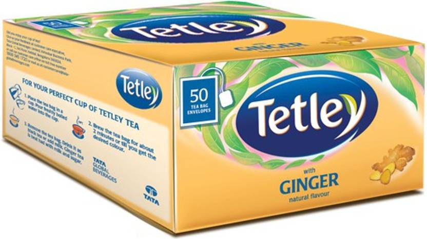 Tetley Ginger Zing Lemon Tea Bags Tetley Ginger Zing Lemon Tea Bags