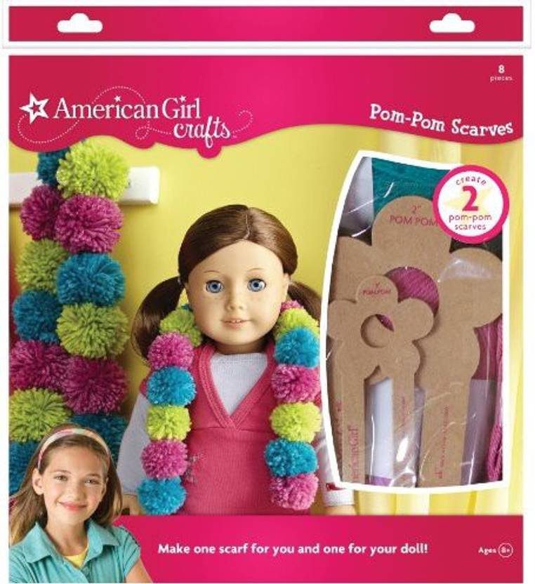 American Girl Crafts Pom Pom Scarves Kit Pom Pom Scarves Kit