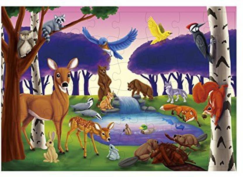 Blue Panda Floor Puzzles 48 Piece Giant Floor Puzzle