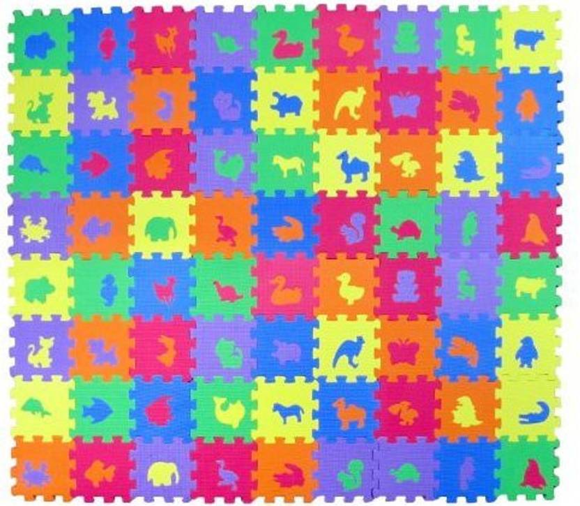 Liberty Imports Animal Zoo Educational Foam Puzzle Floor Mat For