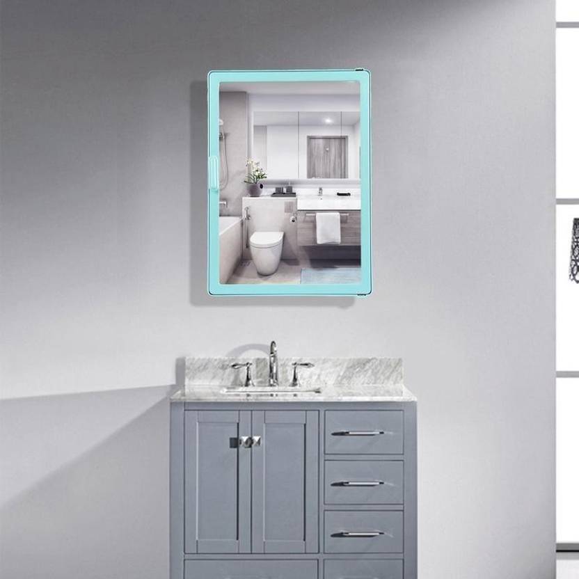 RAJ GLASS WORKS Bathroom Mirror Cabinet (Sliding) Plastic Mirror Storage Chest (Size : ADD TO CART
