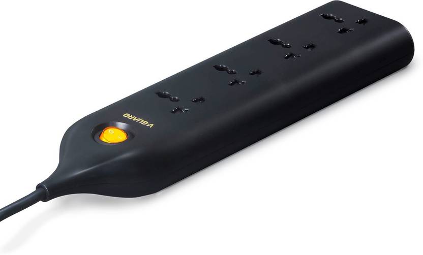 V Guard 4 Power Strip With Fuse Shutter Universal Socket 5m Box 4 Socket Surge Protector