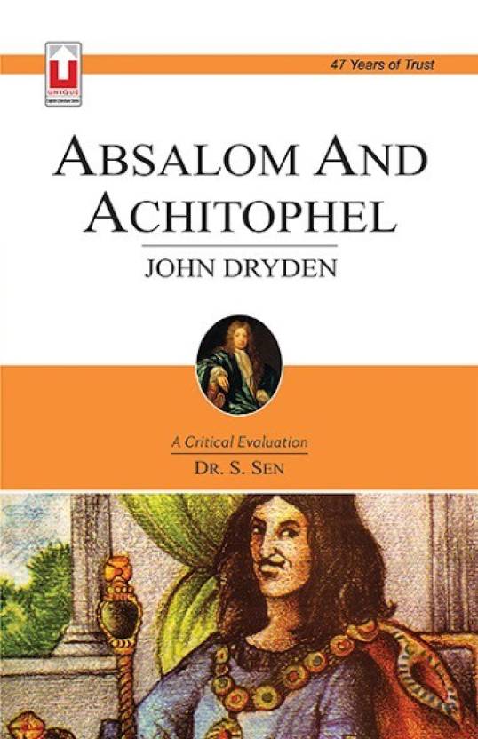 John Dryden Absalom And Achitophel Code 1 14 1 Pb Buy John