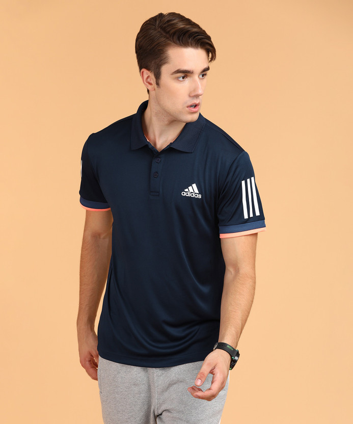 Adidas polo neck t shirt Clearance