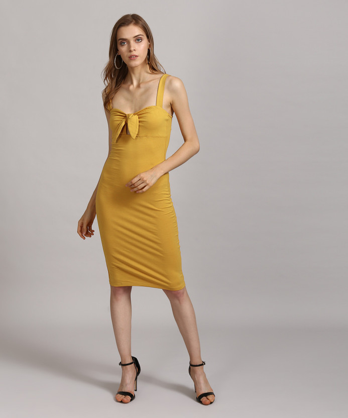 Yellow dress forever 21 outlet
