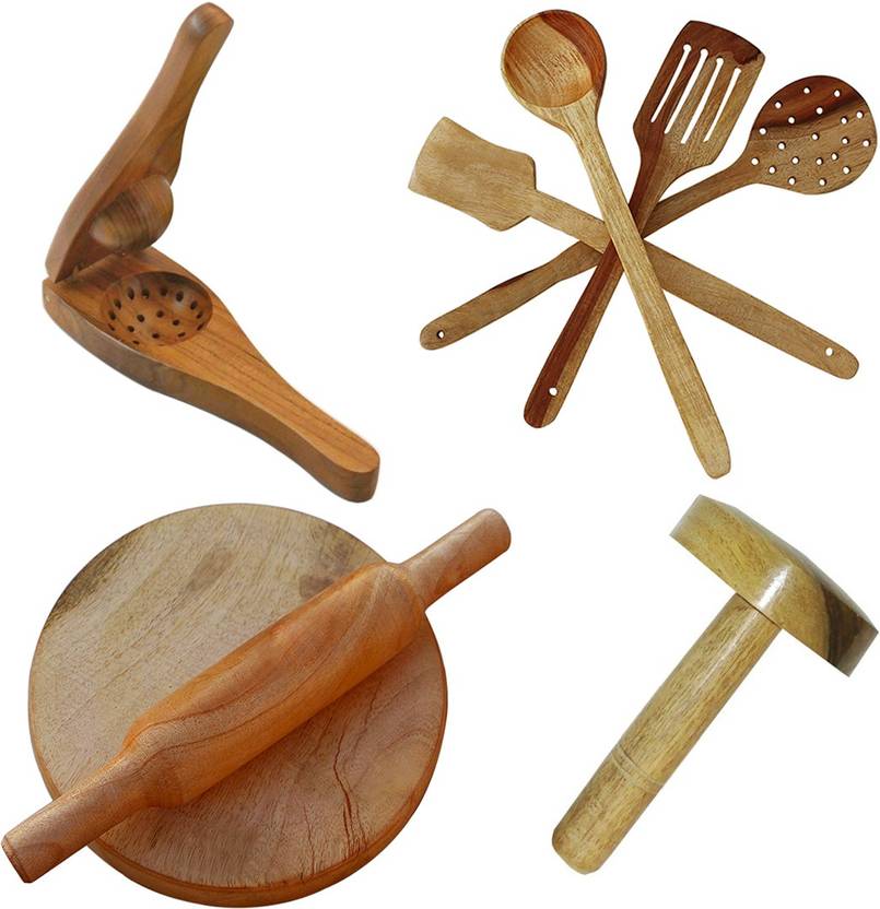 qubift kitchen items combo pack new latest premium wooden kitchn