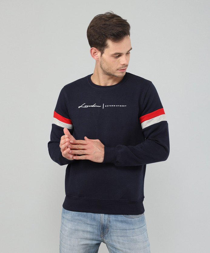 Full Sleeve Solid Men Sweatshirt 
