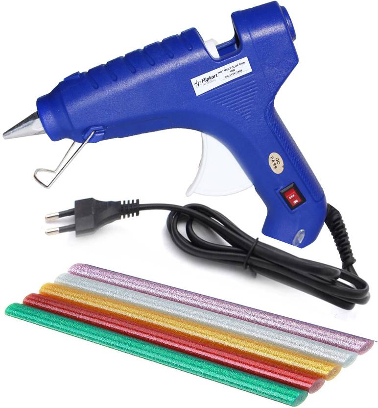 Flipkart SmartBuy 40W With 5 Glitter Sticks Hot Melt Glue Gun Blue
