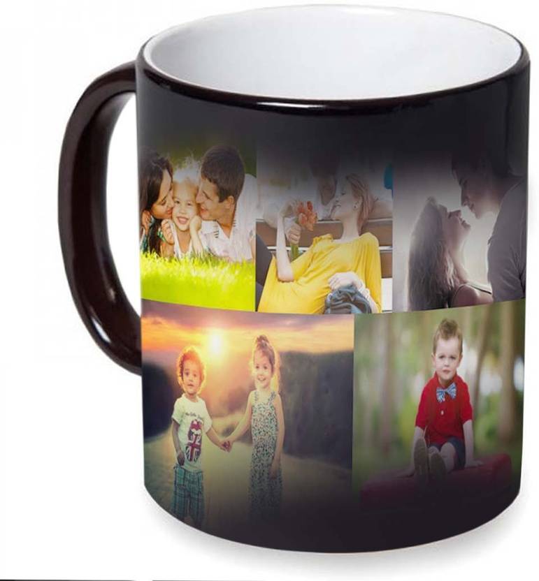 personalized masters 10 photo customised colour changing magic mug