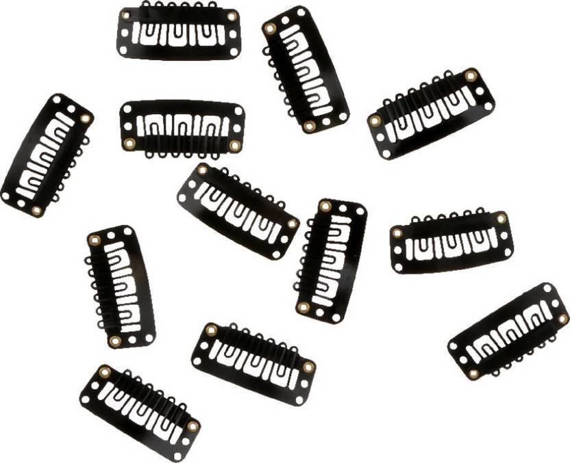 Jagtek Hair Wig Clips 12 Pcs Hair Toupee Clips Hair Patch Clips